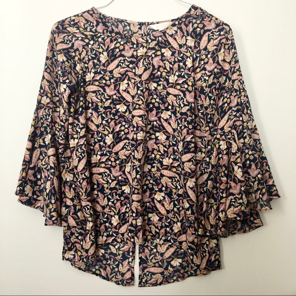 LC Lauren Conrad Women’s Petal Sleeve Blouse